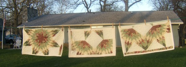 Picture:  cat quilts on the line 
http://wlweather.net/LETTERS/2018BANN/CAT03_6h.JPG