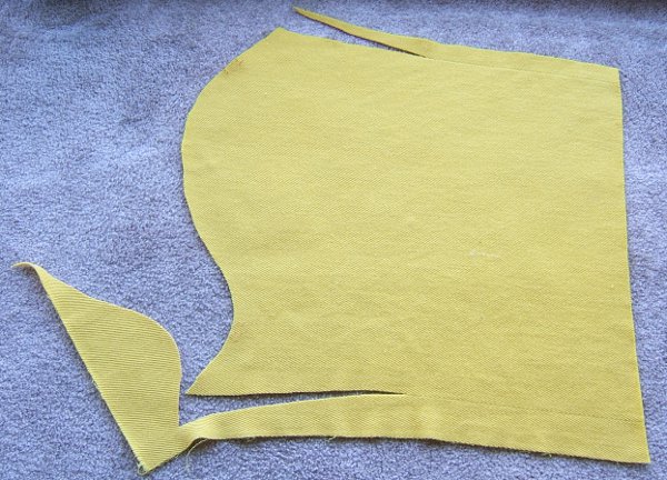 sleeve with threads drawn