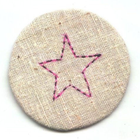 running-stitch star medallion 
