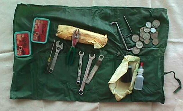 tool kit for a bicycle